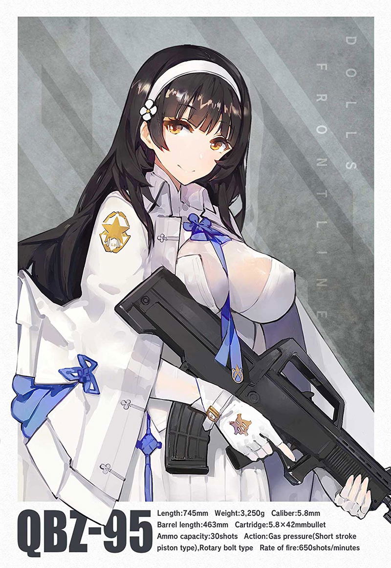 Little Armory Girls Frontline 1/12 Scale Model Kit: QBZ-95 Type image 11