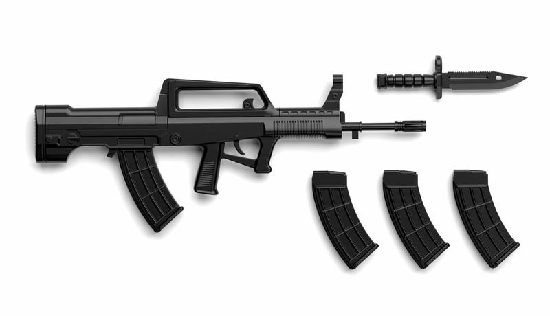 Little Armory Girls Frontline 1/12 Scale Model Kit: QBZ-95 Type image 2
