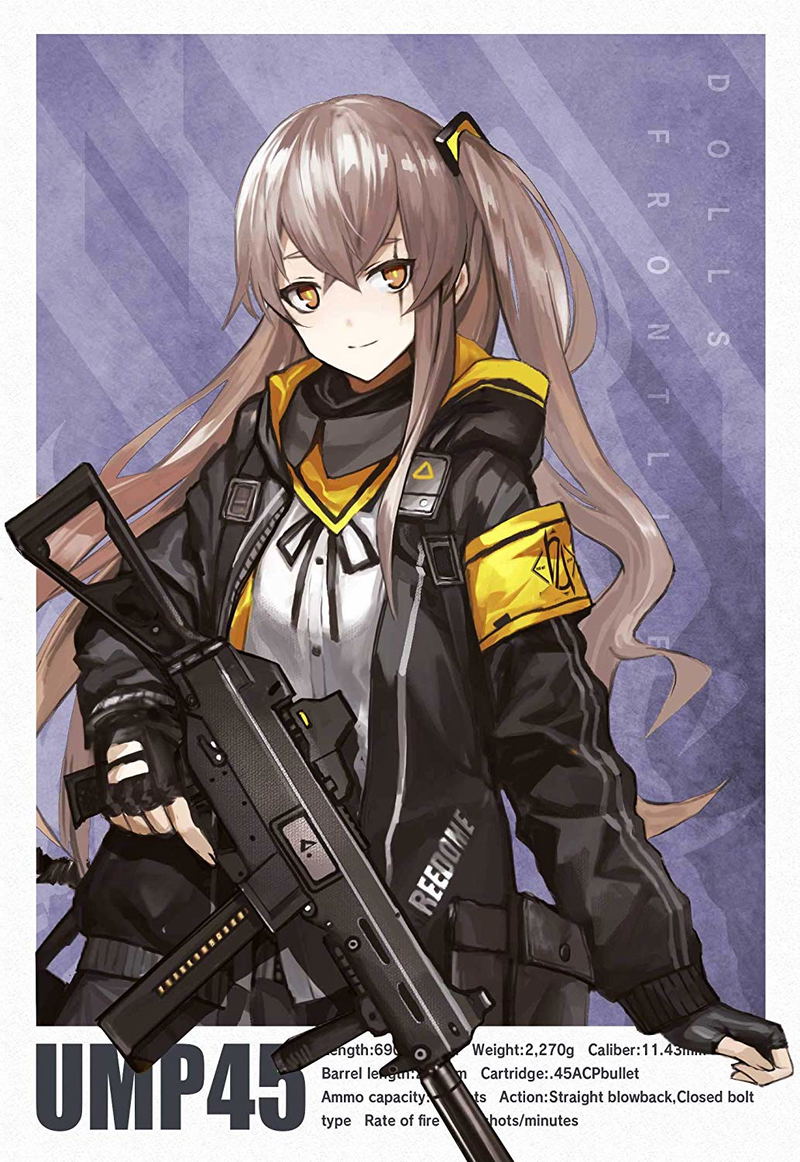 Little Armory Girls Frontline 1/12 Scale Model Kit: UMP45 Type image 10