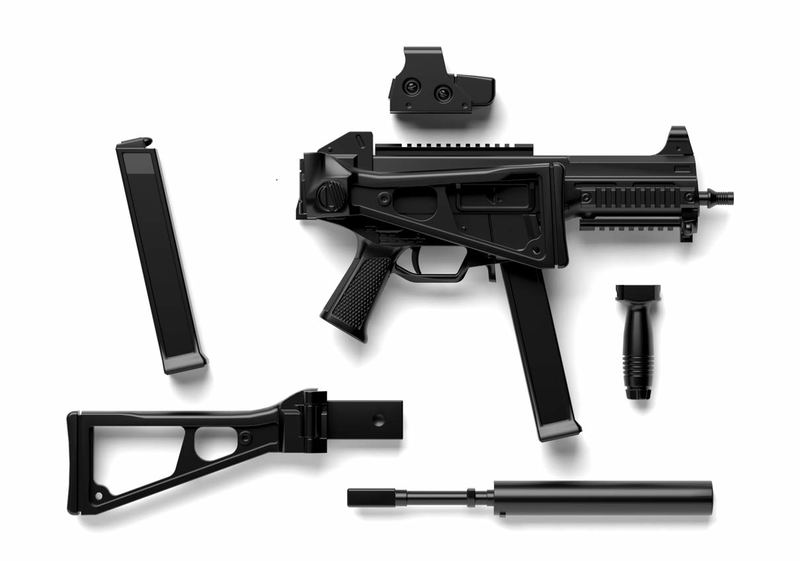 Little Armory Girls Frontline 1/12 Scale Model Kit: UMP45 Type image 2