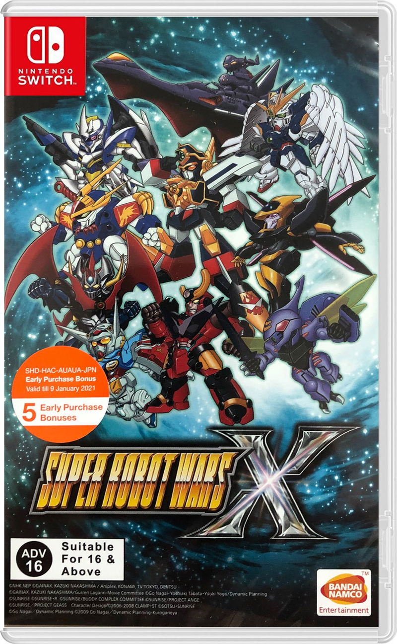 Super Robot Wars X (Multi-Language) (English Cover) image 1