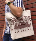 Wataten! An Angel Flew Down To Me - Duwa Duwa Large Tote Bag Natural thumbnail 2