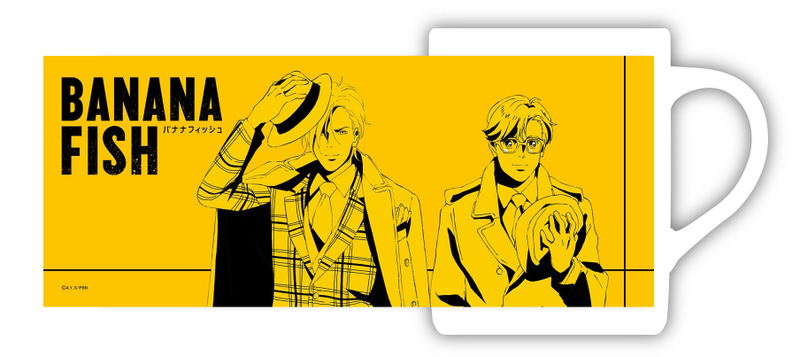 Banana Fish Original Illustration Mug Cup: Ash And Eiji image 1