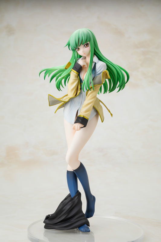 KD Colle Code Geass Lelouch of the Rebellion 1/7 Scale Pre-Painted Figure: C.C. Ashford Academy Uniform Ver. image 1