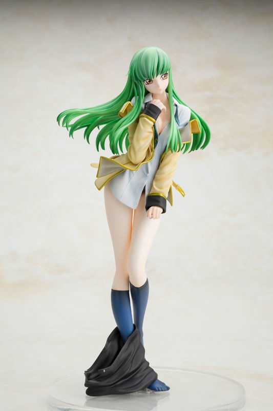 KD Colle Code Geass Lelouch of the Rebellion 1/7 Scale Pre-Painted Figure: C.C. Ashford Academy Uniform Ver. image 2