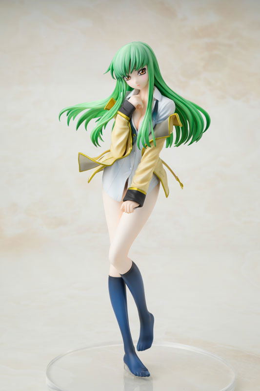 KD Colle Code Geass Lelouch of the Rebellion 1/7 Scale Pre-Painted Figure: C.C. Ashford Academy Uniform Ver. image 9