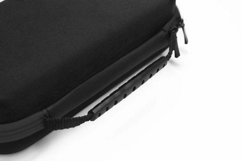 Large Capacity Semi-Hard Pouch for Nintendo Switch Lite (Black x Gray) image 2