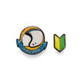 Yuru Camp - Rin Shima Helmet Pin Set (Set of 2 Pins) thumbnail 1