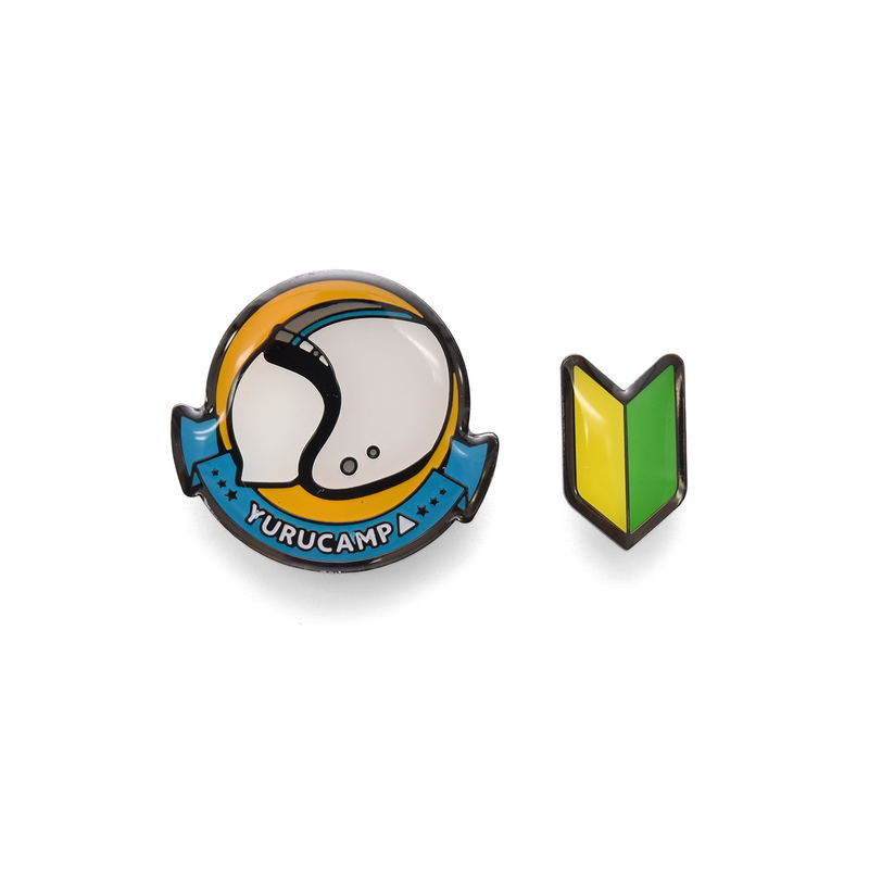 Yuru Camp - Rin Shima Helmet Pin Set (Set of 2 Pins) image 1