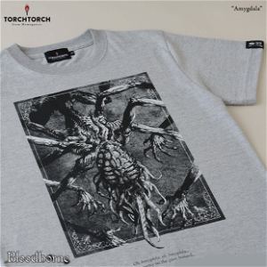Bloodborne Torch Torch T-shirt Collection: Amygdala Heather Gray (L Size)