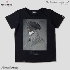 Bloodborne Torch Torch T-shirt Collection: The Sky And The Cosmos Are One Black Ladies (M Size)_