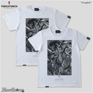 Bloodborne Torch Torch T-shirt Collection: Amygdala White (S Size)