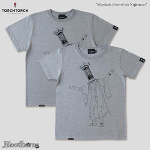 Bloodborne Torch Torch T-shirt Collection: Micolash, Host Of The Nightmare Heather Gray (L Size)_