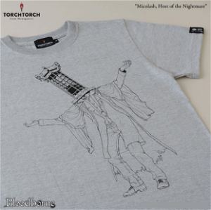 Bloodborne Torch Torch T-shirt Collection: Micolash, Host Of The Nightmare Heather Gray (XL Size)