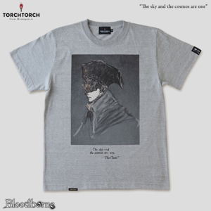 Bloodborne Torch Torch T-shirt Collection: The Sky And The Cosmos Are One Heather Gray (S Size)_