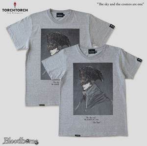 Bloodborne Torch Torch T-shirt Collection: The Sky And The Cosmos Are One Heather Gray (S Size)_