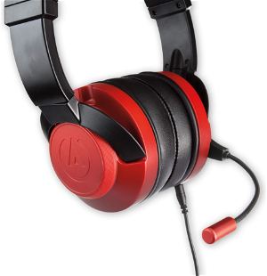Fusion Wired Gaming Headset for Xbox, PS4, Switch (Crimson Fade)