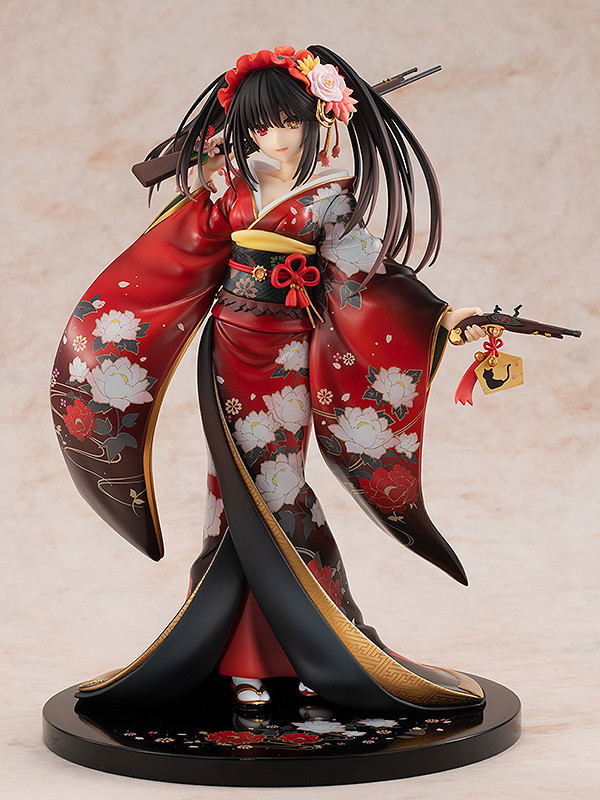 KD Colle Date A Live Light Novel 1/7 Scale Pre-Painted Figure: Kurumi Tokisaki Alluring Kimono Ver. image 2