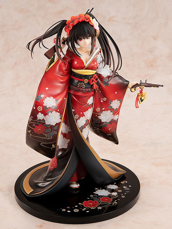 KD Colle Date A Live Light Novel 1/7 Scale Pre-Painted Figure: Kurumi Tokisaki Alluring Kimono Ver. image 6