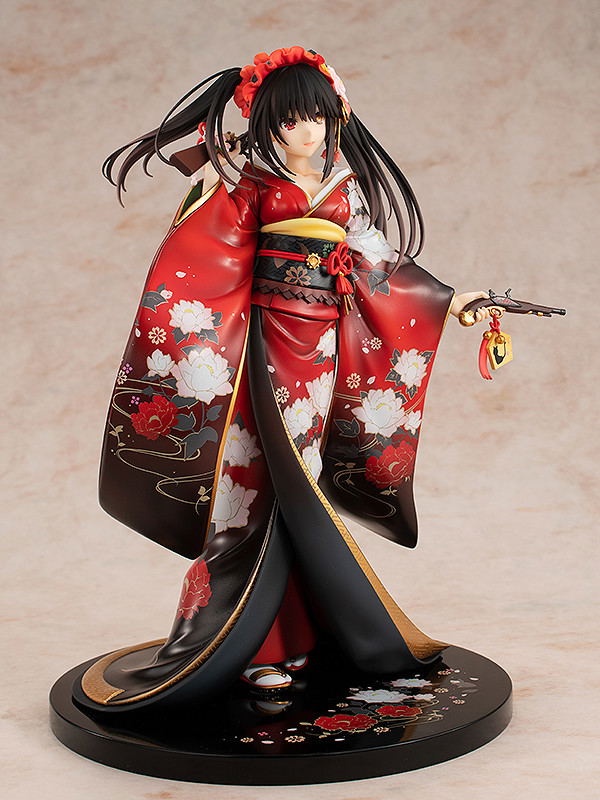 KD Colle Date A Live Light Novel 1/7 Scale Pre-Painted Figure: Kurumi Tokisaki Alluring Kimono Ver. image 7
