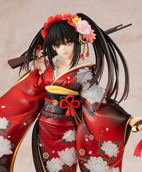 KD Colle Date A Live Light Novel 1/7 Scale Pre-Painted Figure: Kurumi Tokisaki Alluring Kimono Ver. image 8