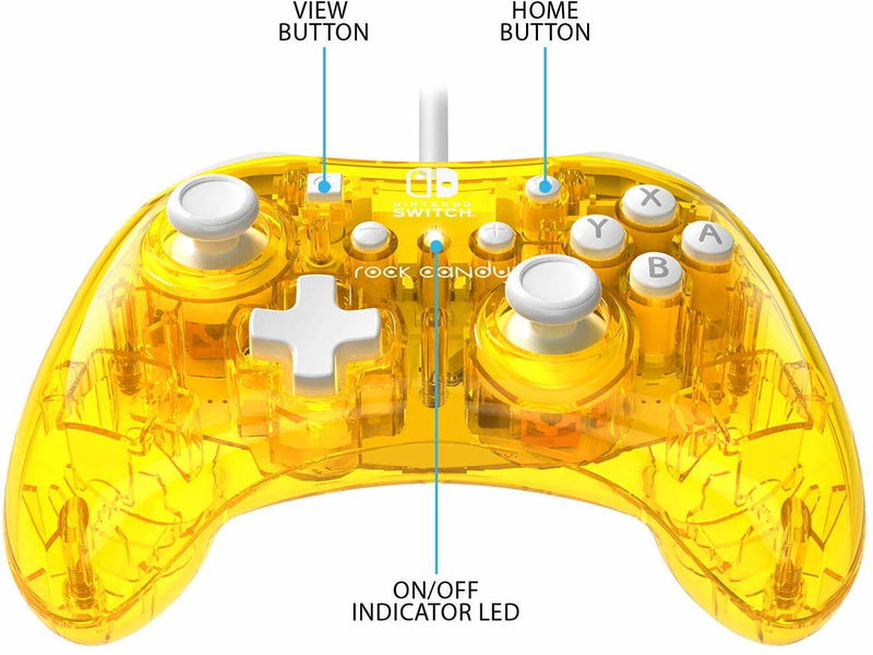 PDP Rock Candy Wired Controller for Nintendo Switch (Pineapple Pop) image 2