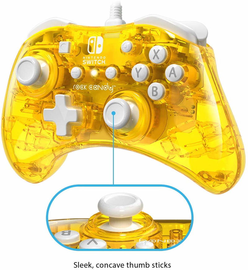 PDP Rock Candy Wired Controller for Nintendo Switch (Pineapple Pop) image 3