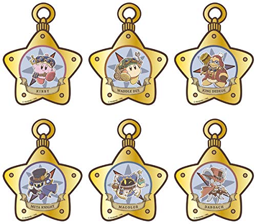 Kirby's Dream Land: Kirby's Dream Gear Compass Acrylic Keychain (Set of 6 pieces) image 1