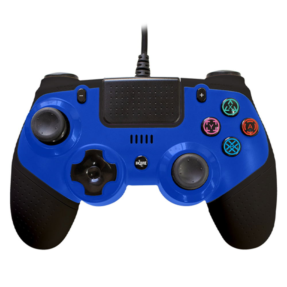Multi-Controller for PS4 / PS3 / Switch / PC / Android (Black x Blue ...