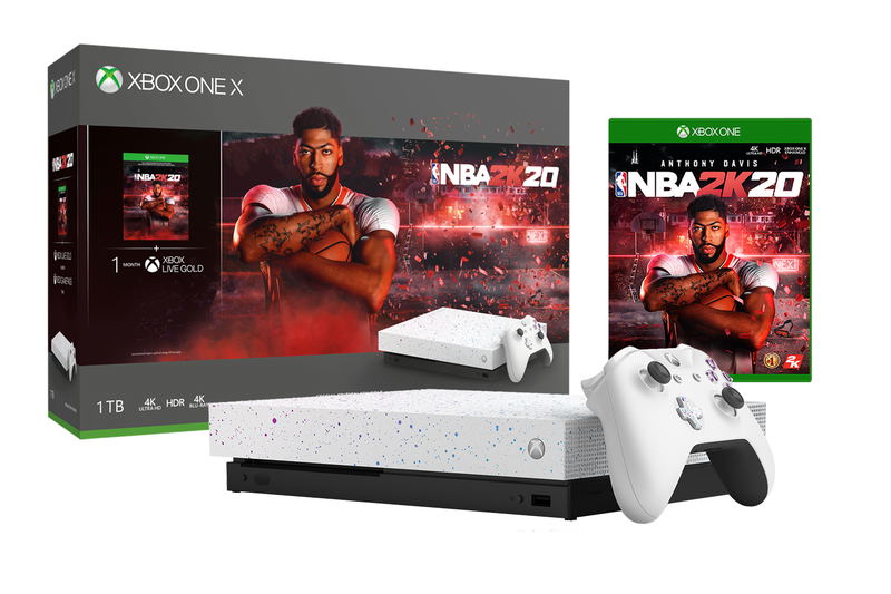 Xbox One X 1TB (NBA 2K20 Special Edition Bundle) image 1