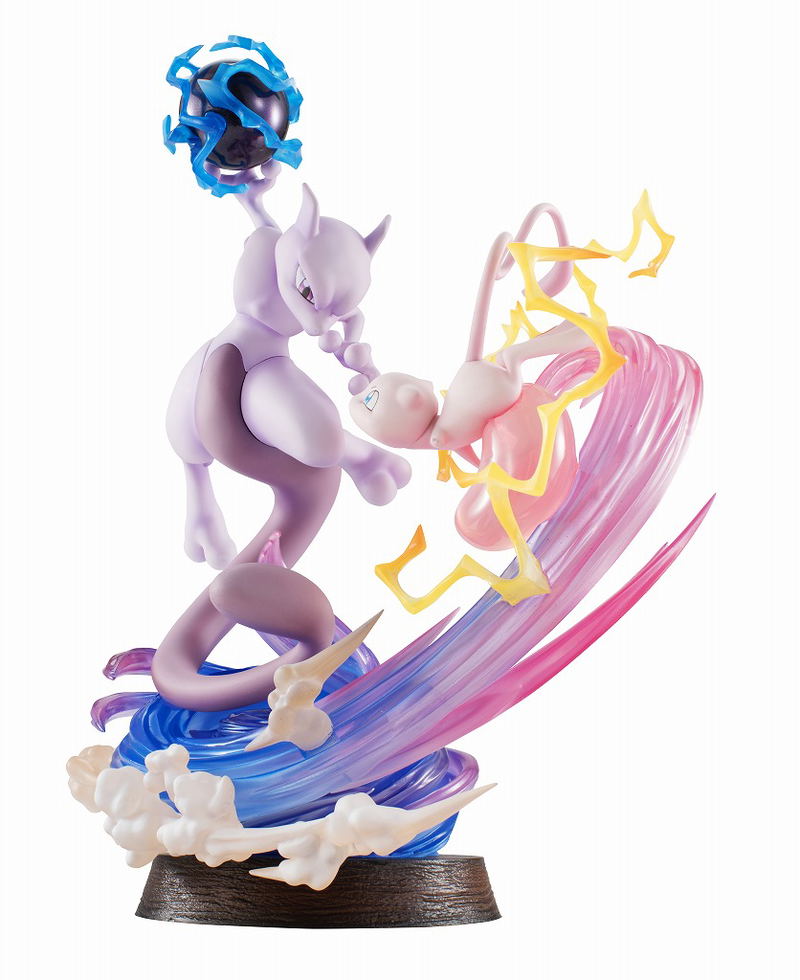 G.E.M. EX Series Pocket Monsters Pre-Painted PVC Figure: Mew & Mewtwo (Re-run) image 3