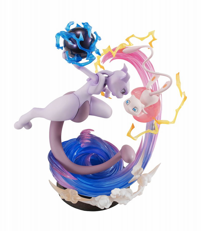 G.E.M. EX Series Pocket Monsters Pre-Painted PVC Figure: Mew & Mewtwo (Re-run) image 4