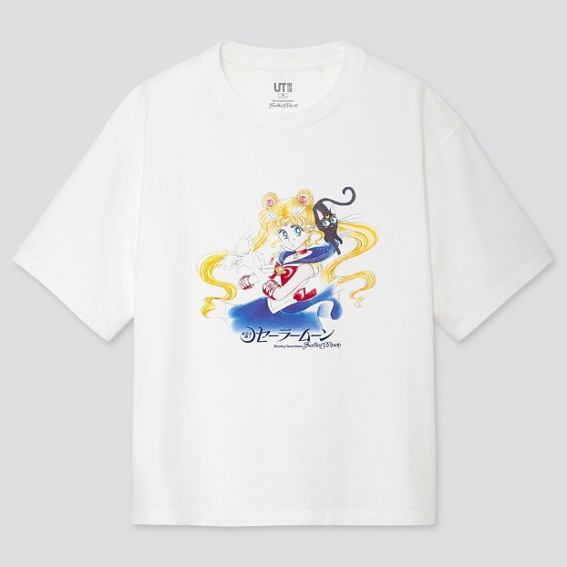 UT Pretty Guardian Sailor Moon 25th Anniversary Women's T-shirt White (S Size) image 1