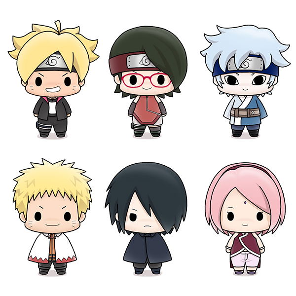 Chokkorin Mascot Boruto Naruto Next Generations (Set of 6 pieces) image 1