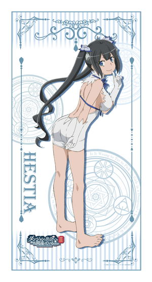 Is It Wrong To Try To Pick Up Girls In A Dungeon? II Full Color Big Towel: Hestia_