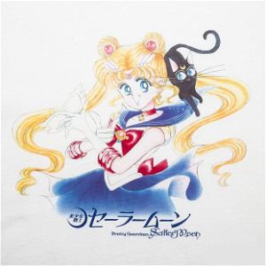 UT Pretty Guardian Sailor Moon 25th Anniversary Women's T-shirt White (M Size)