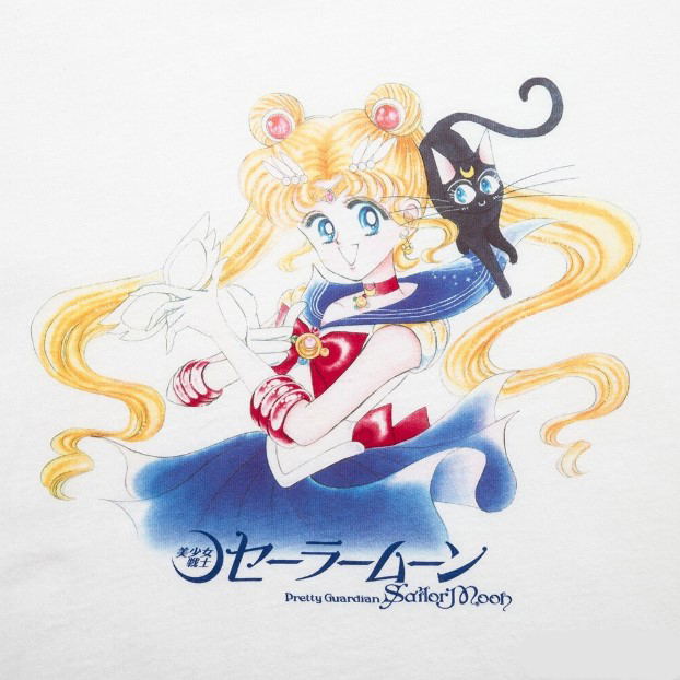 UT Pretty Guardian Sailor Moon 25th Anniversary Women's T-shirt White (M Size) image 2