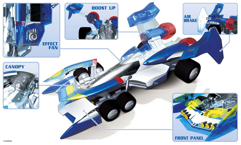 Variable Action Hi-Spec Future GPX Cyber Formula 1/18 Scale Pre-Painted Figure: Super Asurada 01 (Re-run) image 12