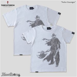 Bloodborne Torch Torch T-shirt Collection: Father Gascoigne White Ladies (M Size)