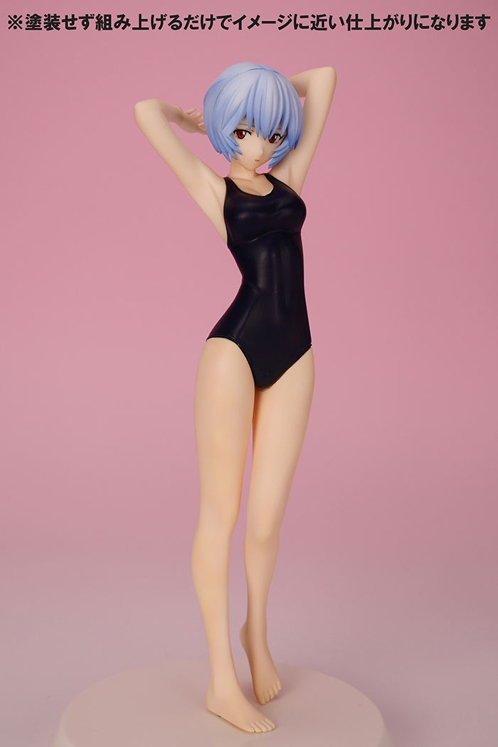 Assemble Heroines Rebuild of Evangelion Summer Queens 1/8 Scale Semi-finished Figure Kit: Rei Ayanami image 4