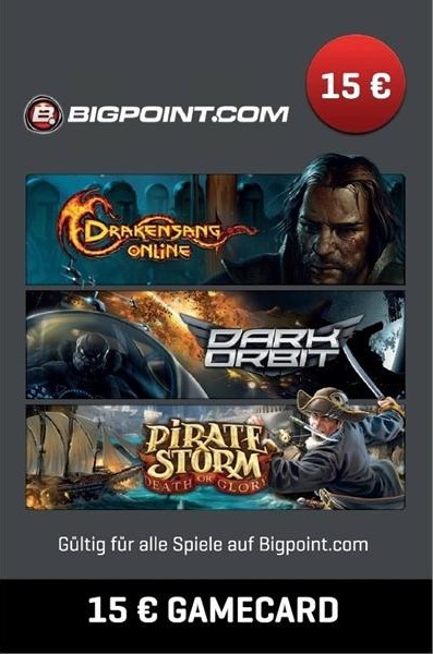 BIGPOINT.COM Game Card 15 EUR | Germany Account <span class="ext ext_digital">digital</span> image 1