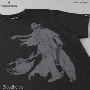 Bloodborne Torch Torch T-shirt Collection: Father Gascoigne Black (L Size)