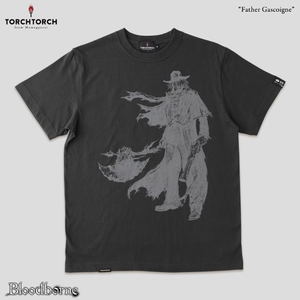 Bloodborne Torch Torch T-shirt Collection: Father Gascoigne Black (XL Size)_