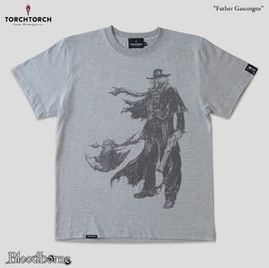 Bloodborne Torch Torch T-shirt Collection: Father Gascoigne Heather Gray (XL Size)_