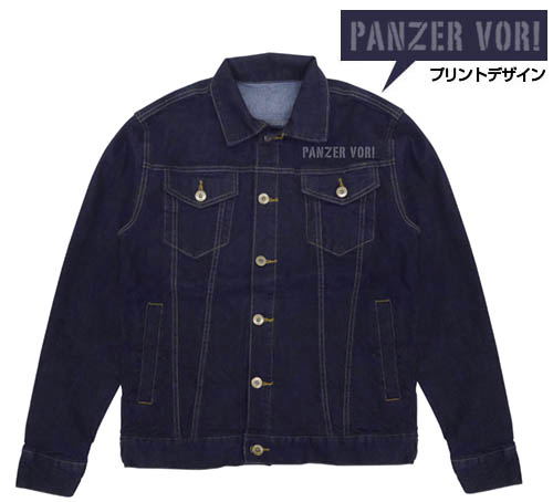 Girls Und Panzer Das Finale - Oarai Girls High School Jean Jacket Indigo (L Size) image 2