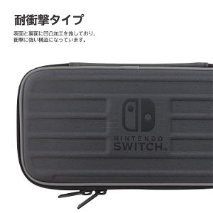 Hard Pouch for Nintendo Switch Lite (Black x Blue)
