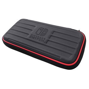 Hard Pouch for Nintendo Switch Lite (Black x Red)_