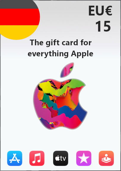 Apple Gift Card 15 EUR | Germany Account <span class="ext ext_digital">digital</span> image 1