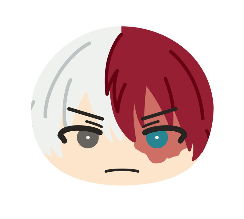 My Hero Academia Big Omanju Cushion 4: Shoto Todoroki image 1