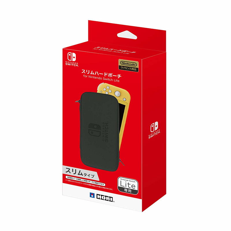 Slim Hard Pouch for Nintendo Switch Lite (Black) image 6